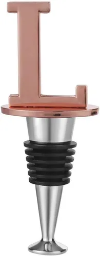 Miniatura 8 de Miicol Tapón para Botella de Vino, Tapón para Prosecco, Tapón de Vino de Oro Rosa, Tapón de Champán Personalizado, Tapón de Vino con Inicial, Regalo