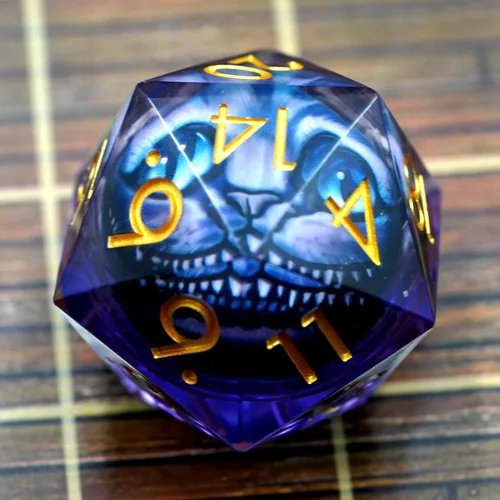 Miniatura 12 de Dados de mazmorras y dragones D20,3.346 in Dragon Eye D20,Dados de núcleo líquido para TTRPG