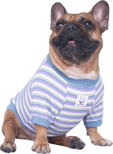 Miniatura 16 de iChoue - Pijamas y monos para mascotas, traje de cuerpo entero para perros medianos y grandes como para Corgi, Shiba Inu, Bulldog francés, Pug