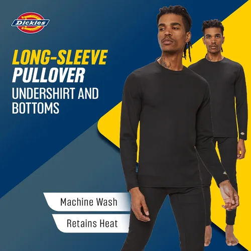 Miniatura 4 de Dickies Conjunto de ropa interior térmica para hombre, 2 piezas, capa base para clima frío para hombre