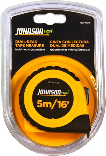 Miniatura 2 de Johnson Level & Tool 1828-0016 - Cinta métrica (16 pies), color negro y amarillo, 1 cinta