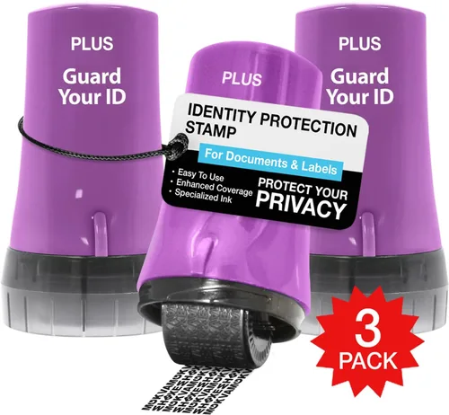 Miniatura 29 de Guard Your ID Advanced Roller 2.0 - Sello de seguridad para prevención de robo de identidad, color azul