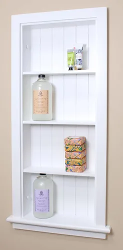 Miniatura 12 de Gabinete Medicinal de Nicho Empotrado en Pared Aiden de 14x24 de Reemplazo, Inserto de Estante/Estantes de Gabinete de Baño en la Pared, Hecho
