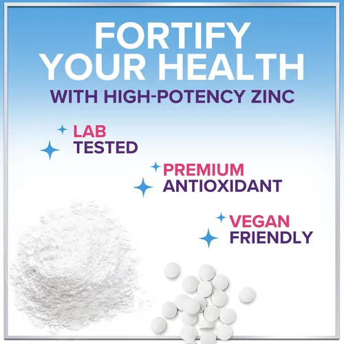 Miniatura 6 de Suplementos de zinc de 40 mg – Apoyo inmunológico de alta potencia y suplemento antioxidante – El mejor suplemento de zinc para la salud de la piel