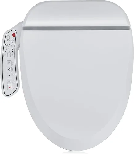 ZMJH ZMA102 Asiento de inodoro con bidé, agua tibia ilimitada, lavado de vórtice, calentado electrónico, secador de aire caliente, lavado trasero y