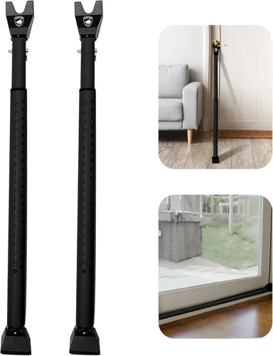 Miniatura 8 de Barra de seguridad para puerta corredera, bloqueo de puerta 2 en 1 ajustable, tope de puerta de seguridad – 40 ajustes diferentes, por Guard Dog