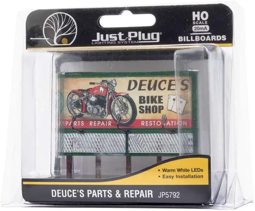 Miniatura 2 de Just Plug Woodland Scenics - Cartelera iluminada, piezas y reparación de Deuce