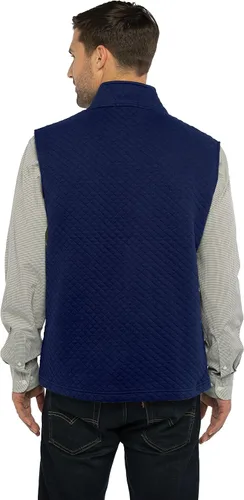 Miniatura 2 de Vantage Apparel Chaleco acolchado con cremallera completa para hombre