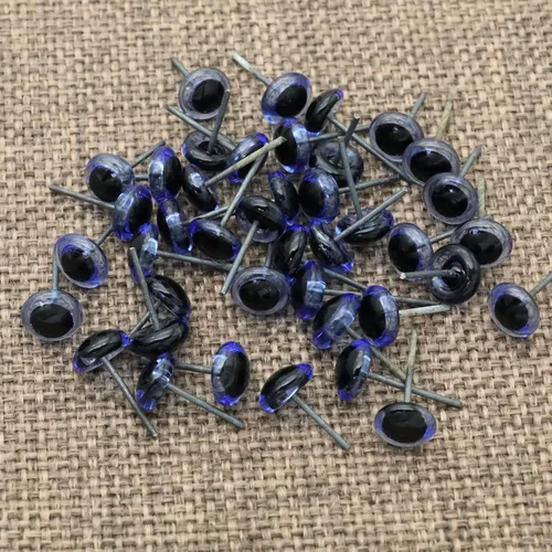 Miniatura 6 de 150 piezas de aguja de fieltro ojos mini vidrio azul ojos kits para muñecos de peluche muñecas fieltro de lana manualidades