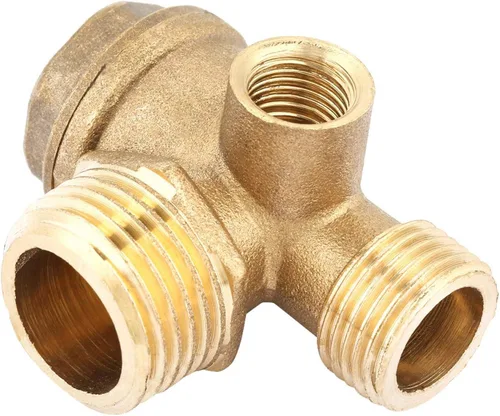 Miniatura 9 de Walfront Válvula de retención de latón para compresor de aire, herramienta de conector de tubo de válvula de retención del compresor de aire