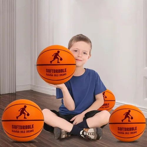 Miniatura 3 de GalaHub Baloncesto silencioso sin compresión Baloncesto de espuma suave sin ruido Pelota sin sonido para entrenamiento en interiores y goteo
