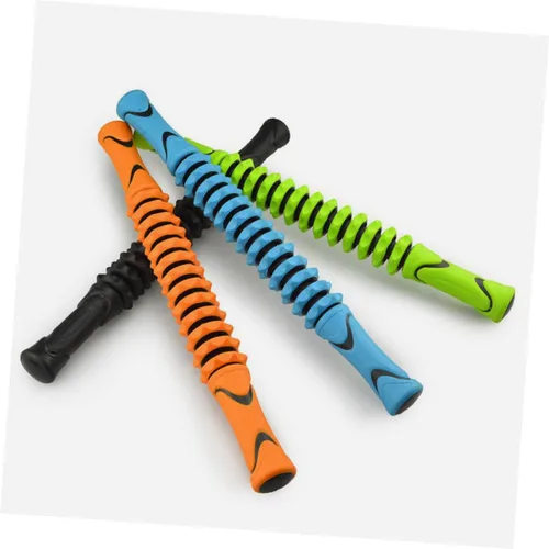Miniatura 7 de Healeved Palo de masaje con pinchos, rodillo de yoga, masajeador de mano, rodillo de pantorrilla, masajeador de espalda de mano, punto de gatillo
