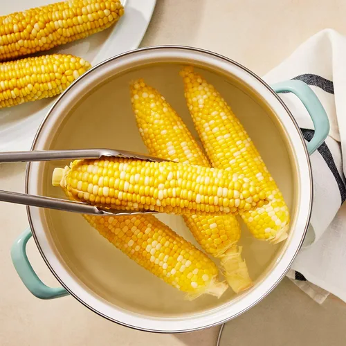 Miniatura 6 de Martha Stewart Thayer Olla de Caldo de 12 Cuartos de Galón Esmaltada sobre Acero Resistente a Rayones con Tapa – Azul Martha – Olla Duradera de Gran