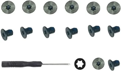 Tornillos de repuesto para la reparación de la cartera minimalista Mantenimiento Anti RFID Monedero M2* 3 tornillos con destornillador T5 para