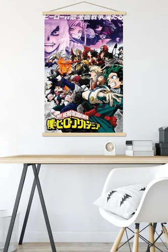 Miniatura 5 de Trends International My Hero Academia: Season 6 - Póster de pared de arte clave, 22.37 x 34.00 pulgadas, paquete de impresión premium y colgador