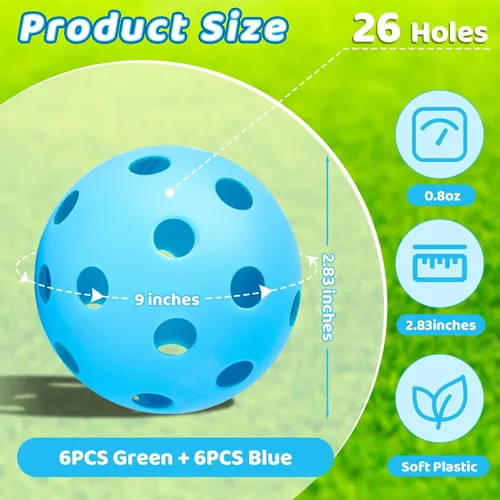 Miniatura 2 de Mototo 12/30/60 Pelotas de béisbol de práctica para golpear, pelotas de béisbol suaves de plástico de 2.8 pulgadas para práctica, pelota suave