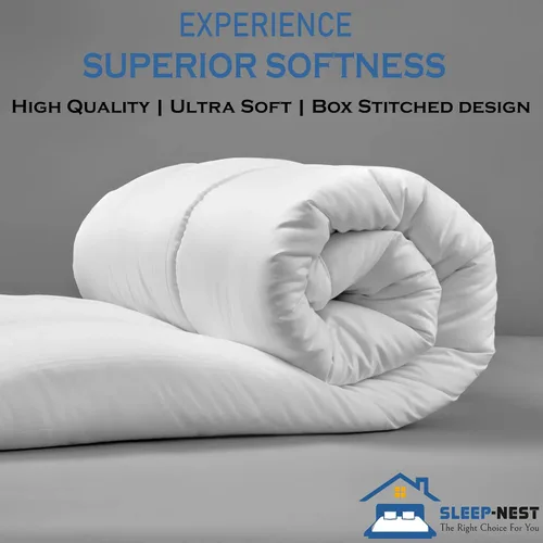 Miniatura 3 de SLEEP-NEST Edredón Queen de gran tamaño de 98 x 98 pulgadas, relleno de edredón alternativo de plumón de lujo para todas las estaciones, juego de 3