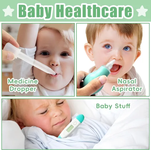 Miniatura 5 de Qunlions life Kit de aseo para bebés para niños y niñas, seguridad para recién nacidos, juego de aseo esencial para guardería, regalo para padres