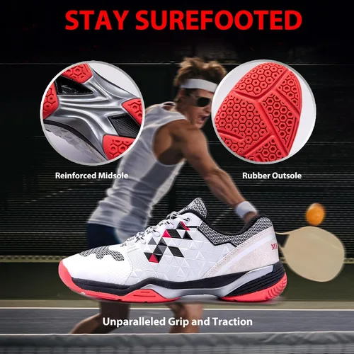 Miniatura 5 de Zapatos de pickleball para mujer, para exteriores, antideslizantes, para hombre