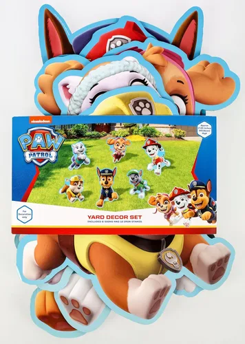 Miniatura 4 de Señales de patio de Paw Patrol con estacas de metal, personajes de 17 pulgadas