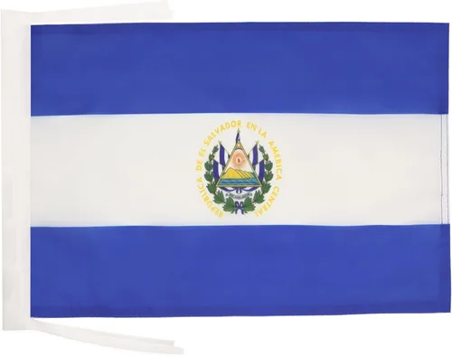 Miniatura 882 de Bandera de México AZ FLAG, 45.7 x 30.5 cm, con cordones - Pequeñas banderas mexicanas de 30 x 45 cm - Bandera de 45.7 x 30.5 cm