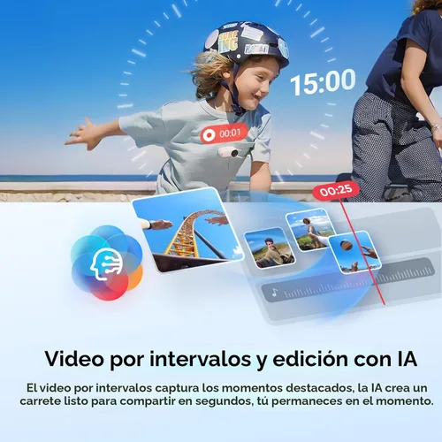 Miniatura 7 de Insta360 GO 3S - 128 GB Blanca 4K Cámara de vlog portátil pequeña, POVs con manos libres, montaje en cualquier lugar, estabilización, vida útil