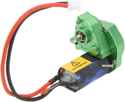 RiToEasysports Caja con 66T cepillado motor aleación de aluminio RC piezas para SCX24 1/24 RC coche (verde) Scx24 Motor