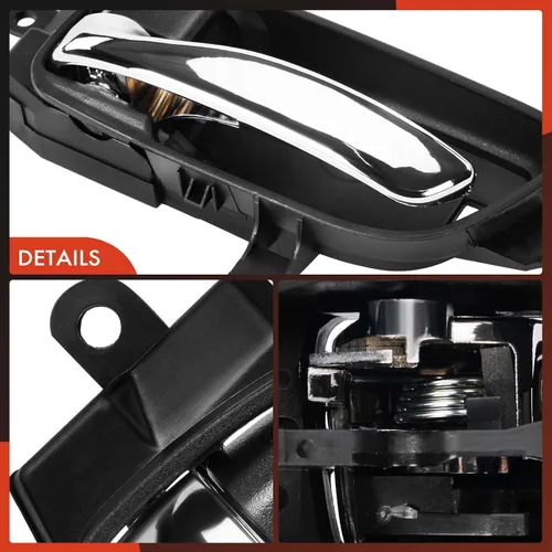 Miniatura 8 de A-Premium Manija de puerta interior delantera o trasera izquierda del conductor compatible con Nissan Altima 2013-2018, Pathfinder, Armada, Maxima