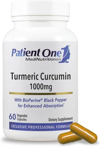 Curcumina de cúrcuma 1000mg - 60 cápsulas.