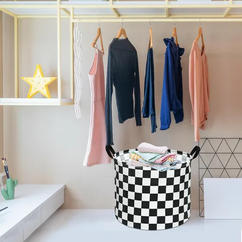 Miniatura 4 de MAIZMZ Cesto de almacenamiento para niños, organizador de decoración de habitación, caja de juguetes, cesta de lavandería grande de lona plegable