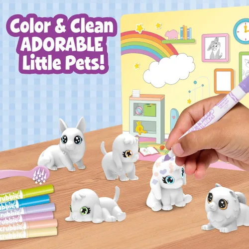 Miniatura 6 de Crayola Scribble Scrubbie Baby Pets Nursery, juguetes de animales para bebés y niños pequeños, regalo para niñas y niños, edades 3, 4, 5
