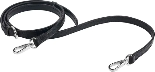 Miniatura 12 de LIVE UP Correa de Bolso de Cuero Genuino de Grano Completo Repuesto para Bolsos Cruzados y Carteras Plateado