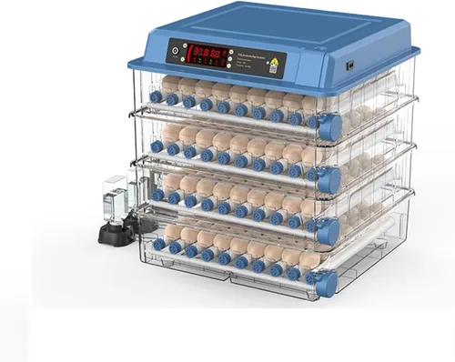 Miniatura 12 de Incubadoras automáticas para incubar huevos, capacidad para 6-256 huevos, control automático y ajustable de temperatura y humedad para pollo, pato