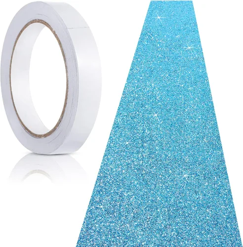 Miniatura 17 de Tatuo Alfombra de pasillo de 2.46 x 30 pies, grosor de 55 GSM con cinta para alfombra para baile de graduación, boda, exterior, interior, pasillo