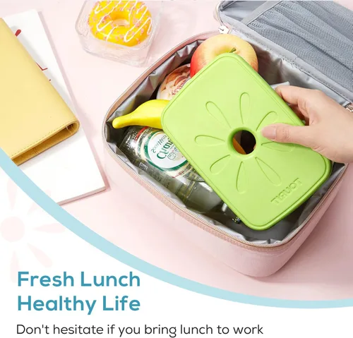Miniatura 4 de TOURIT - Bolsas de hielo para enfriadores reutilizables de larga duración para bolsas de almuerzo/cajas, mochila refrigeradora