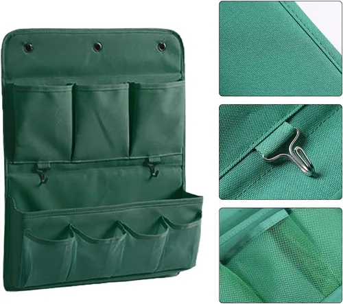 Miniatura 4 de Bolsa de almacenamiento colgante para el hogar, accesorios de baño, puerta de pared, armario, dormitorio, organizador de tela, accesorios de cocina