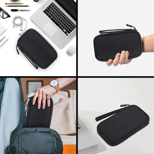 Miniatura 5 de CAAORDKSO Estuche Organizador Electrónico, Estuche Organizador de Cables de Viaje, Estuche Organizador de Accesorios Electrónicos, Estuche
