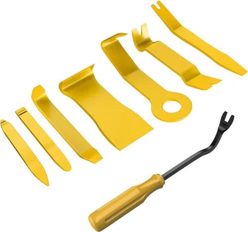 Miniatura 13 de GOOACC Kit de herramientas de extracción de moldura automática de 6 piezas, kit de herramientas antiarañazos para panel de tablero de audio de Negro