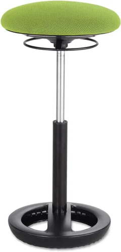 Miniatura 7 de Safco Twixt - Silla de asiento con movimiento activo, soporte ergonómico, altura ajustable, malla negra