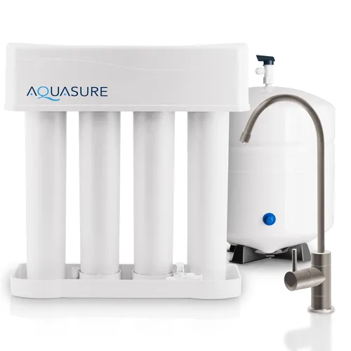 Miniatura 10 de Aquasure Premier - Sistema de purificación de filtración por ósmosis inversa de 4 etapas para debajo del fregadero, elimina el 99%