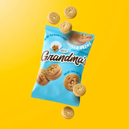 Miniatura 7 de Grandma's Galletas, mini sándwich Crèmes vainilla, 2.12 onzas (paquete de 60)