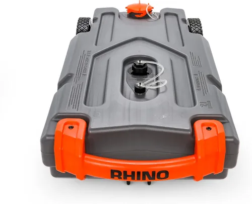 Miniatura 4 de Camco Rhino Tanque portátil para casa rodante Transporta residuos de cámper o remolque Soporte de manguera de alcantarillado Sidewinder y de 21