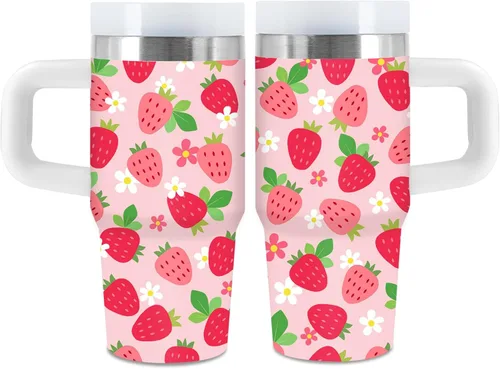 Miniatura 22 de Vaso de 405 ml para niños con alfabeto de animales con asa, popote y tapa, vaso aislado de acero inoxidable, cosas con letras del abecedario