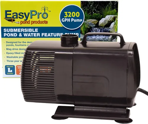 Miniatura 12 de EasyPro EP2200 Bomba sumergible para estanques, cascadas, arroyos y características de agua. Fiable, silenciosa y eficiente energéticamente, 2200