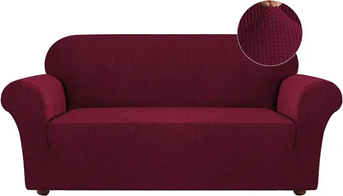 Miniatura 62 de Turquoize Funda elástica para silla reclinable, funda para sofá reclinable, funda de sofá de 1 pieza con bolsillo lateral, funda protectora
