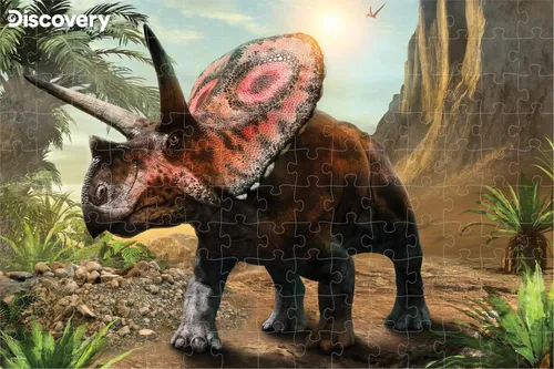 Miniatura 7 de Prime 3D Discovery Dinosaurios Rompecabezas 3D de 150 piezas para niños Tamaño acabado de 18 x 12 pulgadas Desafiante y divertido