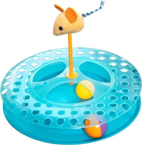 Miniatura 11 de Petstages - Juguete interactivo para gatos Chase Meowtain de 4 niveles