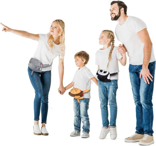 Miniatura 2 de Termichy - Bolsa de cintura para niños, lindo paquete de amigos en 3D, opción de regalo para adolescentes, niños pequeños y niñas, van de viaje