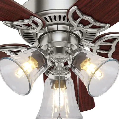 Miniatura 5 de Cubiertas de vidrio para ventilador de techo, reemplazo de pantalla de vidrio para lámpara de luz, paquete de 4 globos de vidrio transparente
