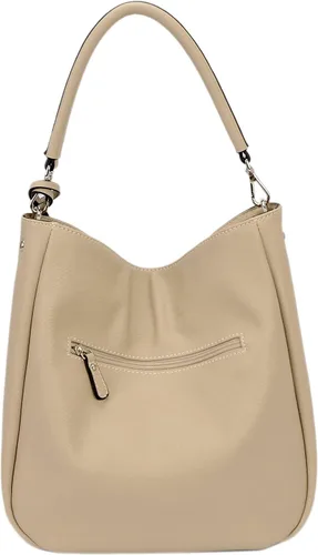 Miniatura 3 de DAVIDJONES - Bolso tipo Hobo de piel sintética suave para mujer, bolso cruzado mediano, bolso de hombro con asa superior, Bolso Hobo clásico simple